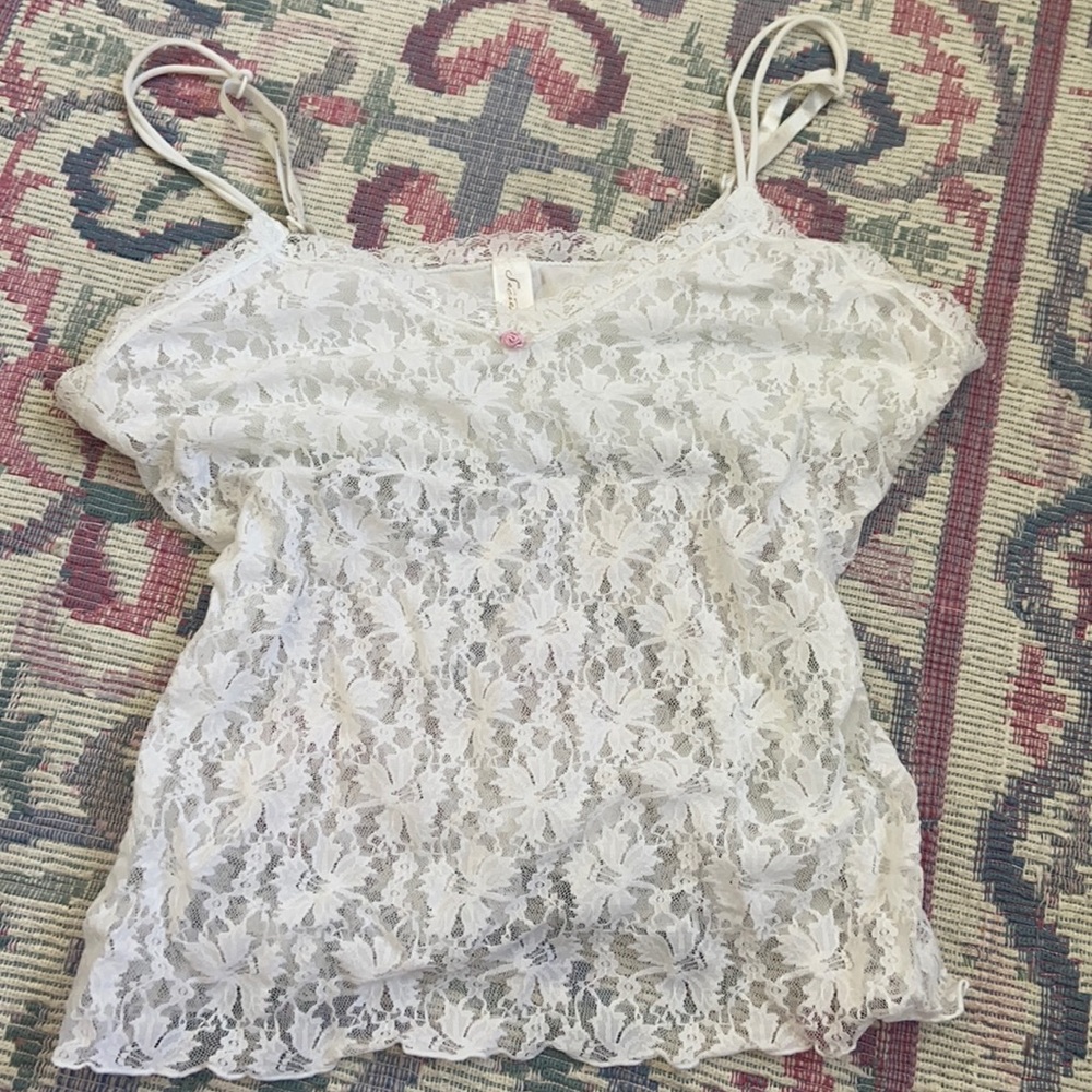 White See Thru Top